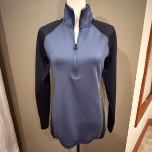 Under Armour Women's Coldgear Colorblock Half-zip Training Top, Size Medium
